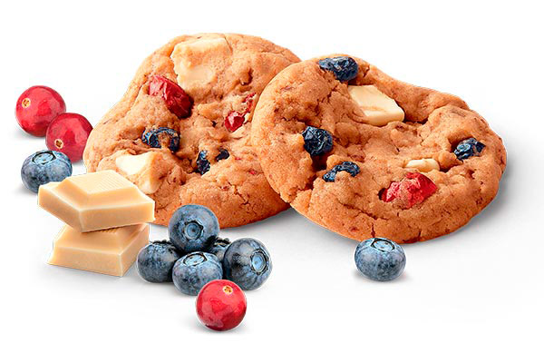 Merba Soft White Chocolate Blueberry Cookies