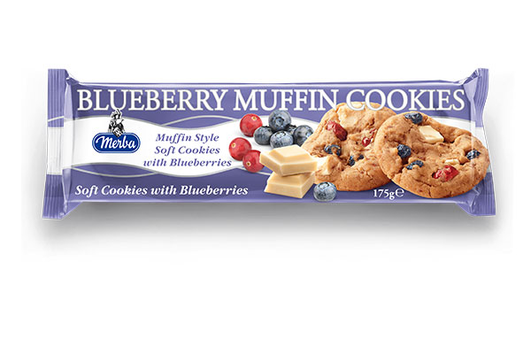 Merba Soft White Chocolate Blueberry Cookies