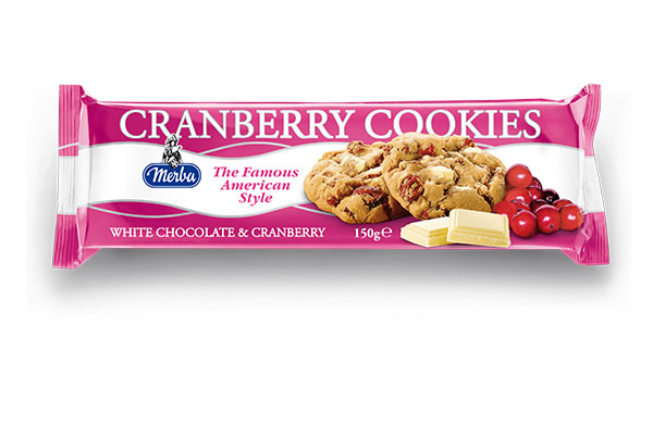 Merba White Chocolate Cranberry Cookies